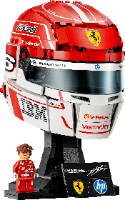 Конструктор Editions Модель шлема Шарля Леклера "Ferrari F1" 886 деталей аналог Lego