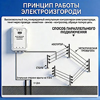 Электрический пастух TYN-8. Искра 7 мм, фото 3