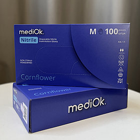Перчатки MediOK размер M (сиреневые), 100 шт