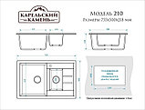 Кухонная мойка MARRBAXX 210/Q4 F210Q004 (черный), фото 3