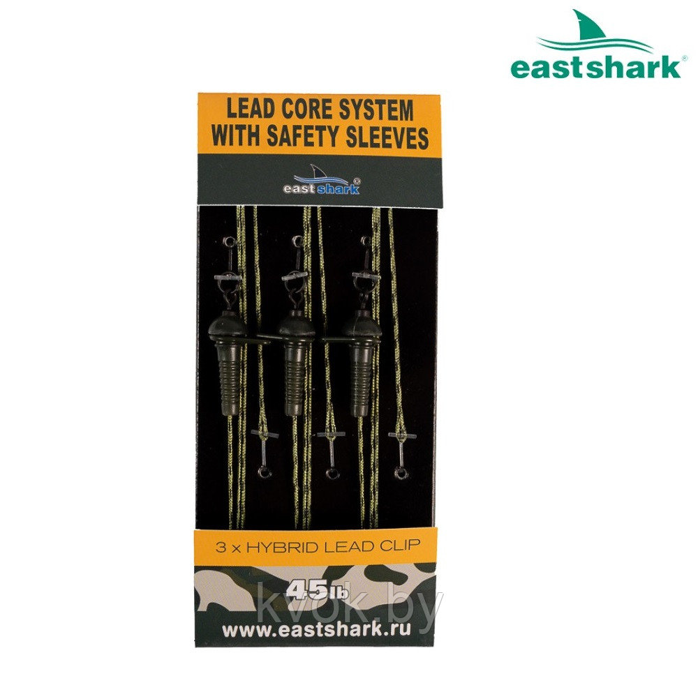 Монтаж EastShark Leadcore System With Safety Sleeves 45lb №007