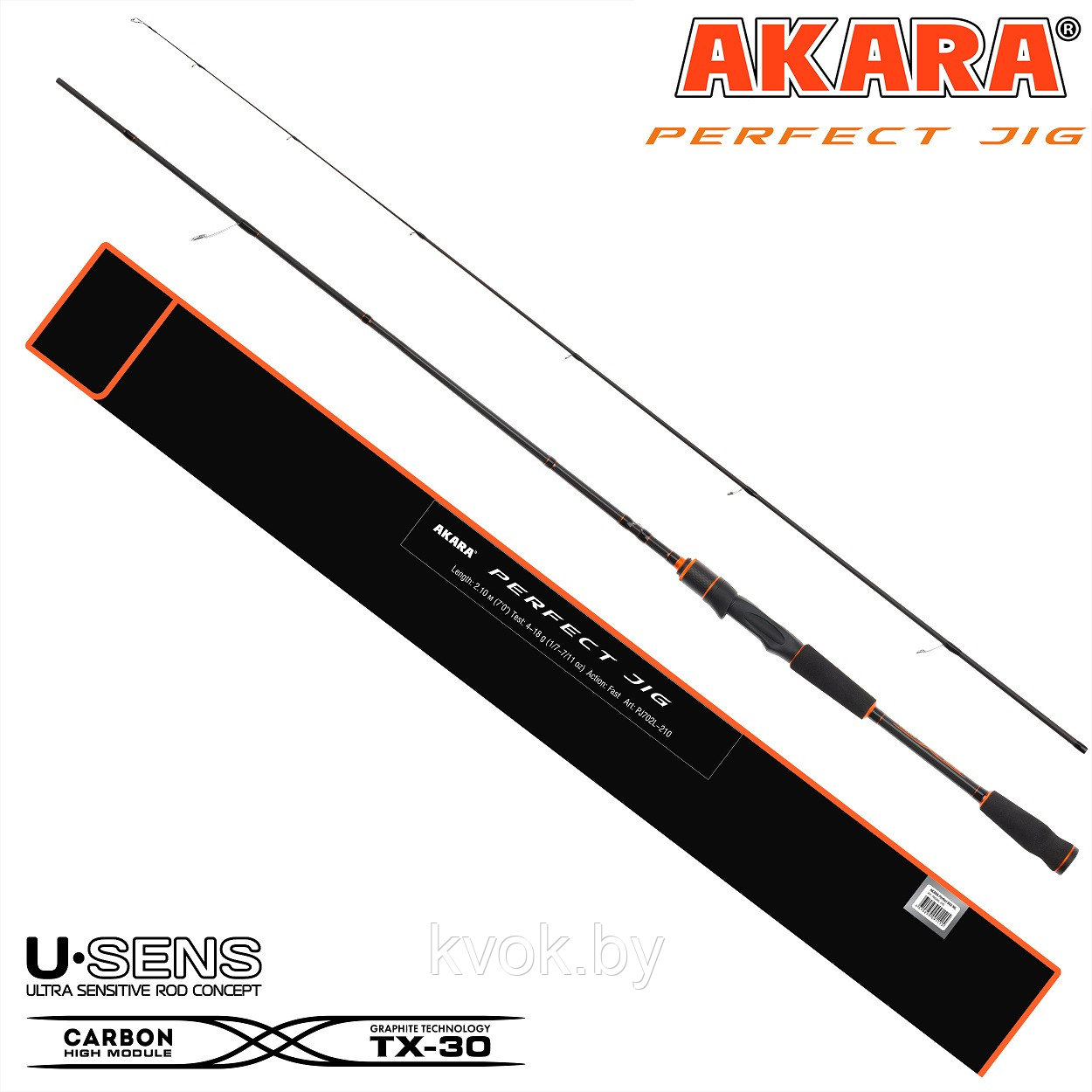 Спиннинг AKARA Perfect Jig 2.20 м. тест: 5-28 гр. (TX-30), фото 1