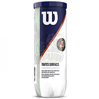 Мячи теннисные Wilson Roland Garros All Court (3 мяча в тубе) (арт. WRT126400)