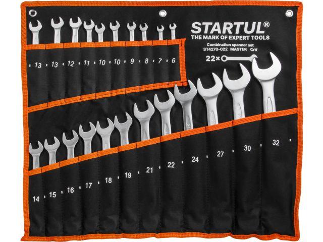Набор ключей комбинир. 6-32мм 22шт STARTUL MASTER (ST4270-022)