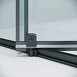 Душевая дверь Niagara Nova NG-35-8AGR 80х195 (графит/прозрачное стекло), фото 6