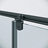 Душевая дверь Niagara Nova NG-35-8AGR 80х195 (графит/прозрачное стекло), фото 7