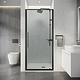 Душевая дверь Niagara Nova NG-35-8AGR 80х195 (графит/прозрачное стекло), фото 9