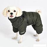 Комбинезон для животных Puppia Soft Onesie PAUD-JP1677-KH-S (хаки), фото 4