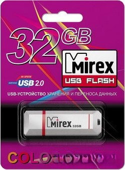 USB Flash Mirex KNIGHT WHITE 32GB (13600-FMUKWH32)