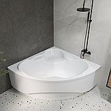 Ванна Lauter Riviera 140x140 21050140 (с каркасом и сифоном 21Y31002 белый), фото 8