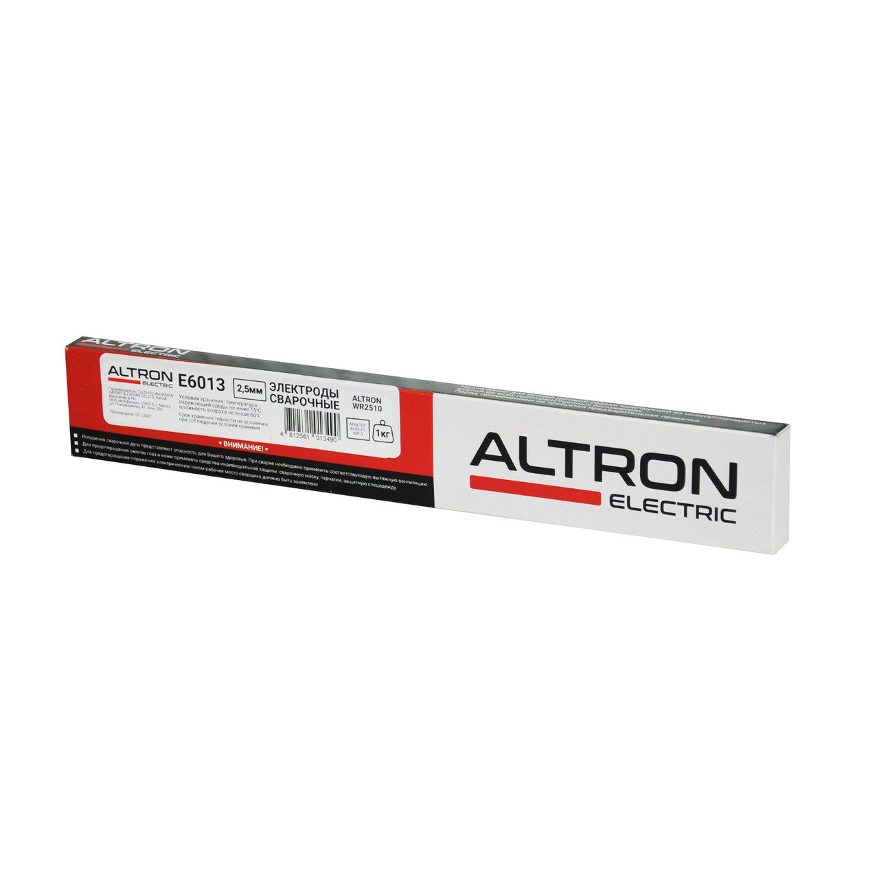 Электроды МР-3 ALTRON WR2510 ф 2,5мм, уп. 1,0 кг (аналог АНО-21, рутиловые, E6013), фото 1