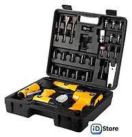 Наборы электроинструментов Deko Premium SET 34 018-0908 (прямая пневмошлифмашинка, пневмотрещотка,