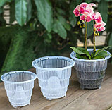 Горшок для орхидей Botanica Meshpot (14.3x12.4см/0.9л, прозрачный), фото 9
