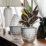 Кашпо Botanica автополив Diamond (11х11cм, прозрачный), фото 10
