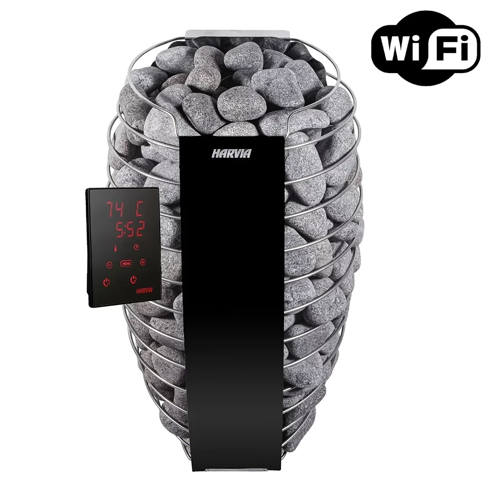 Электрокаменка Harvia Spirit SP90XW Black