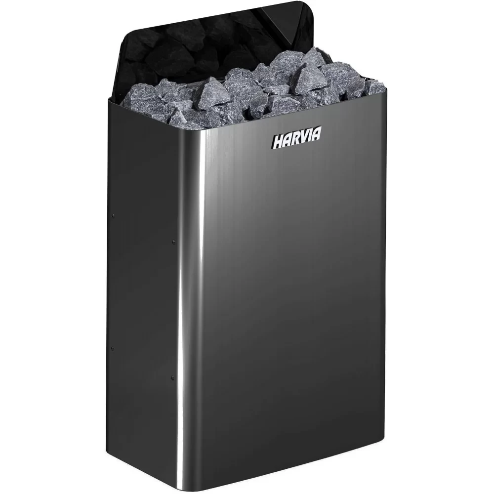 Электрокаменка Harvia The Wall SW90E Black Steel
