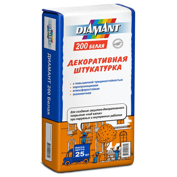 Штукатурка декоративная с размером зерна 1.5 мм Diamant «215R» - фото 3 - id-p36685565