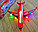 Детский музыкальный самолет "тачки" 38см, фото 2