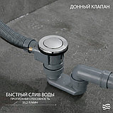 Ванна Lauter Regina 2101415 150x75 с сифоном 21Y32000 (хром), фото 10