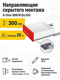 Направляющие скрытого монтажа