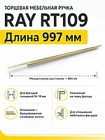 Мебельная ручка RAY RT109BSG.1/000/1000