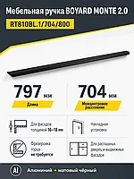 Мебельная ручка MONTE 2.0 RT810BL.1/704/800