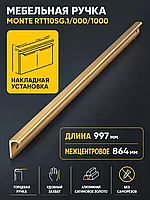 Мебельная ручка MONTE RT110SG.1/000/1000