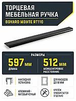 Мебельная ручка MONTE RT110BL.1/000/600