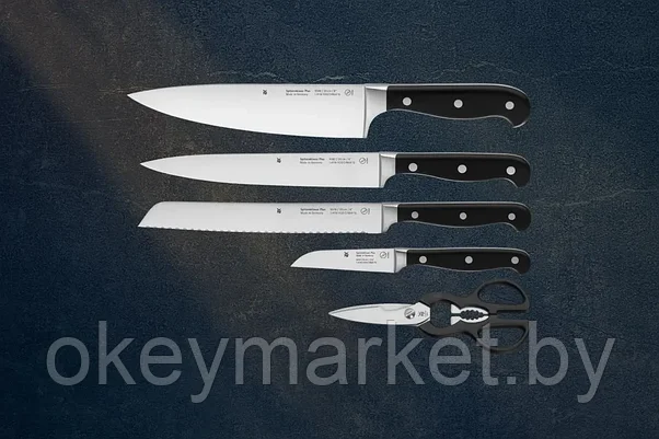 Набор ножей WMF Spitzenklasse Plus с подставкой FlexTec, 6 предметов (1882159992), фото 3