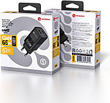 Сетевое зарядное Atomic UniQ G651 GAN 65W USB Type-C (черный), фото 4
