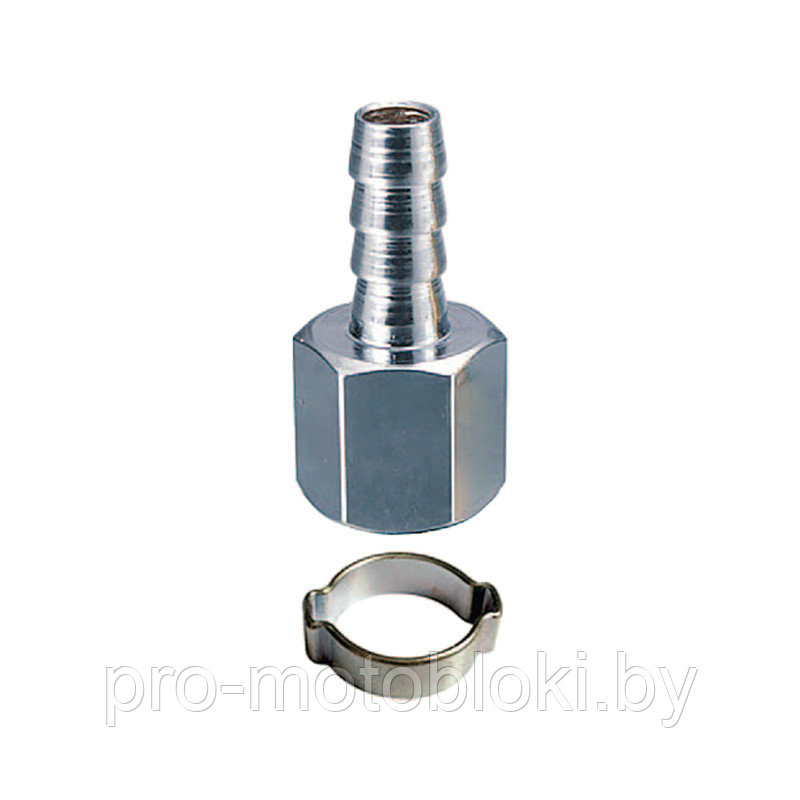 Переходник FUBAG 1/4 "F - елочка 8 мм с обжимным кольцом