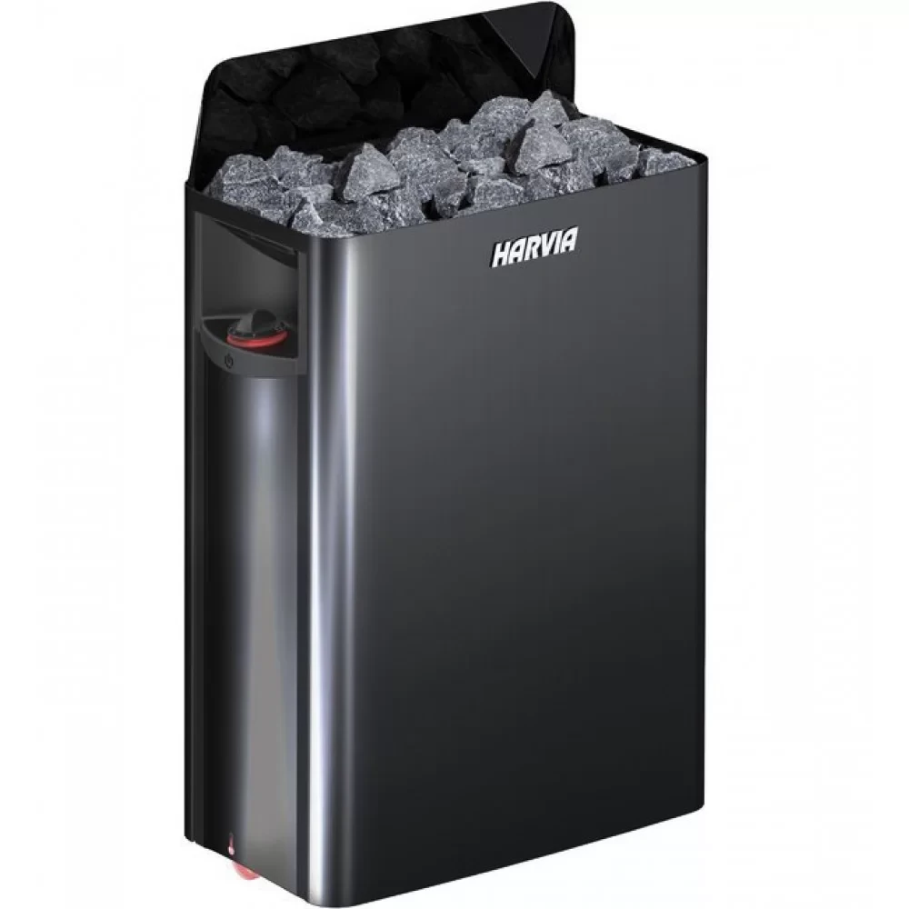 Электрокаменка Harvia The Wall SW80 Black Steel