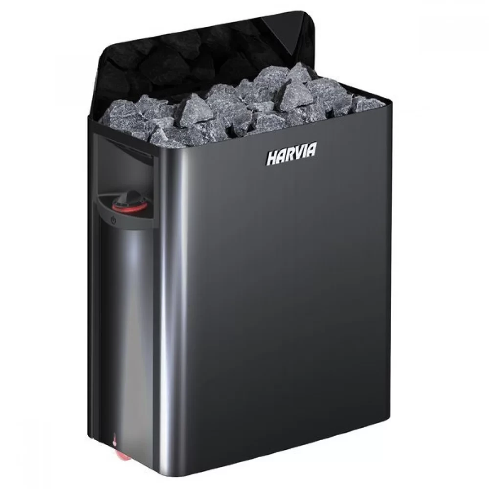 Электрокаменка Harvia The Wall SW60 Black Steel