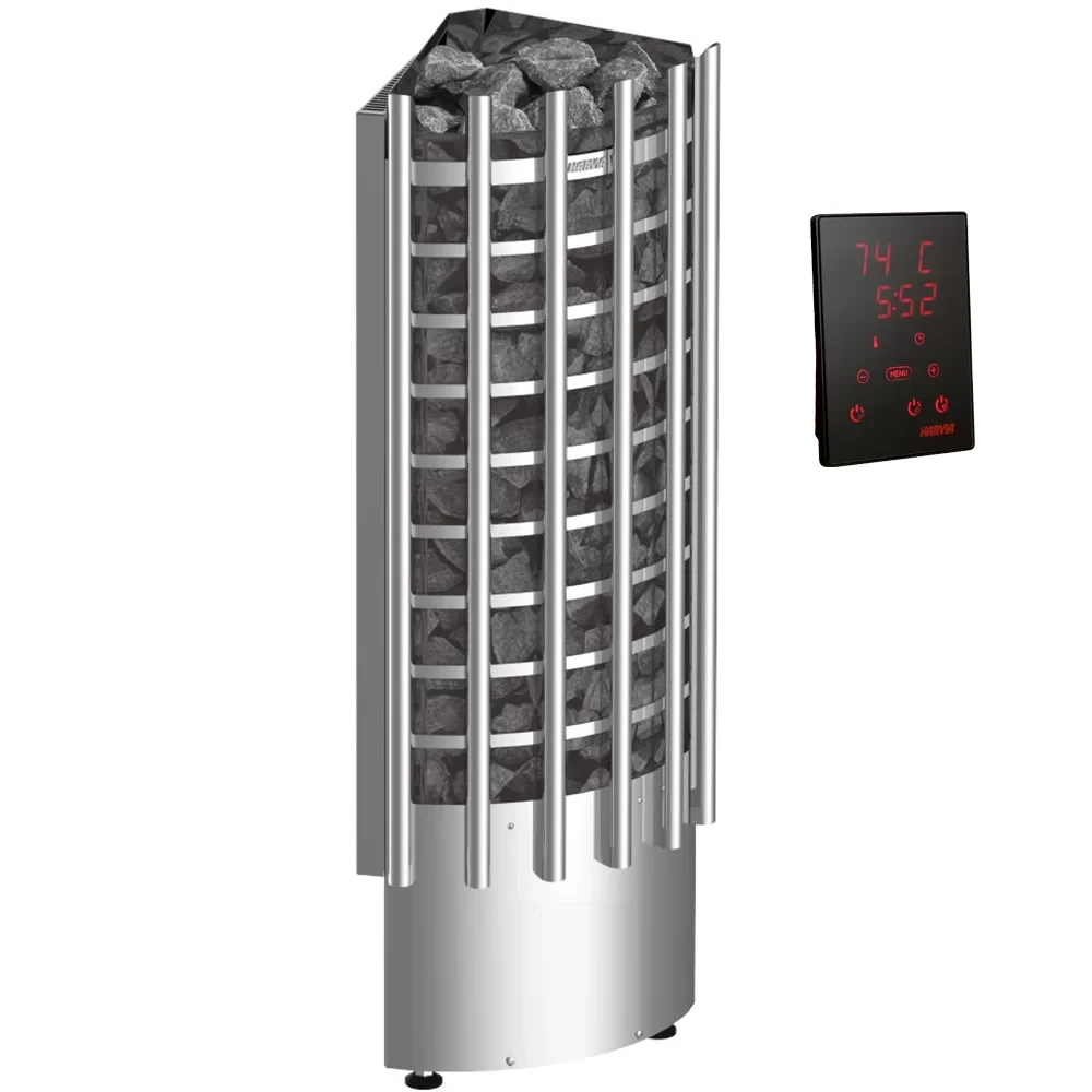 Электрокаменка Harvia Glow Corner TRC70XE