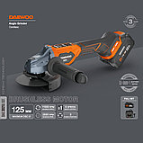 Угловая шлифмашина Daewoo Power DAG 3021Li Set (с 1-им АКБ), фото 2