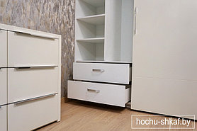 Шкаф с системой TopLine XL фасады МДФ (крашенный), комод и боковая секция 4