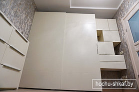 Шкаф с системой TopLine XL фасады МДФ (крашенный), комод и боковая секция 39