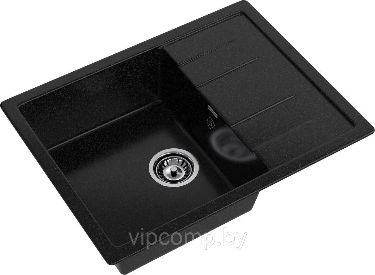 Кухонная мойка GranFest GF-Q650L (черный)