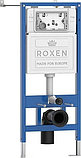 Унитаз подвесной Roxen Royal Matt в комплекте с инсталляцией StounFix Dual Fresh 6 в 1 868563 (кнопка: белый, фото 2