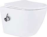 Унитаз подвесной Roxen Antares Bidet в комплекте с инсталляцией StounFix Dual Fresh 6 в 1 868561 (кнопка:, фото 6