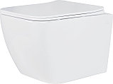 Унитаз подвесной Roxen Cube Tornado в комплекте с инсталляцией StounFix Dual Fresh 6 в 1 868530 (кнопка: белый, фото 7