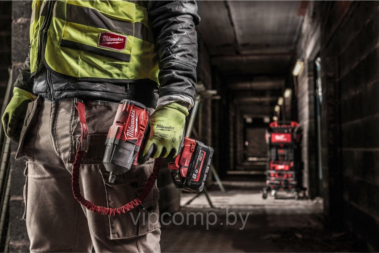 Перчатки хозяйственные Milwaukee Hi-Vis Cut level 3/C 7/S 4932479721