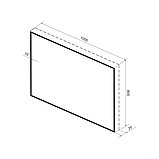 Wellsee Зеркало с фоновой LED-подсветкой 7 Rays' Spectrum 172201070, 100 х 80 см (с сенсором и регулировкой, фото 10