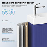 Wellsee Тумба под умывальник 3 в 1 WC Area 221804006 (тумба/матовый синий, раковина/глянцевый белый,, фото 5