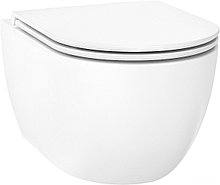 Унитаз подвесной Wellsee Chalice Perfection RimFree 182607001 (чаша, пневмокрышка, глянцевый белый)