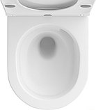 Унитаз подвесной Wellsee Chalice Perfection RimFree 182608001 (чаша, пневмокрышка, матовый белый), фото 3