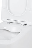 Унитаз подвесной Roxen Boro в комплекте с инсталляцией StounFix Slim 6 в 1 966418 (кнопка: серый бетон), фото 7