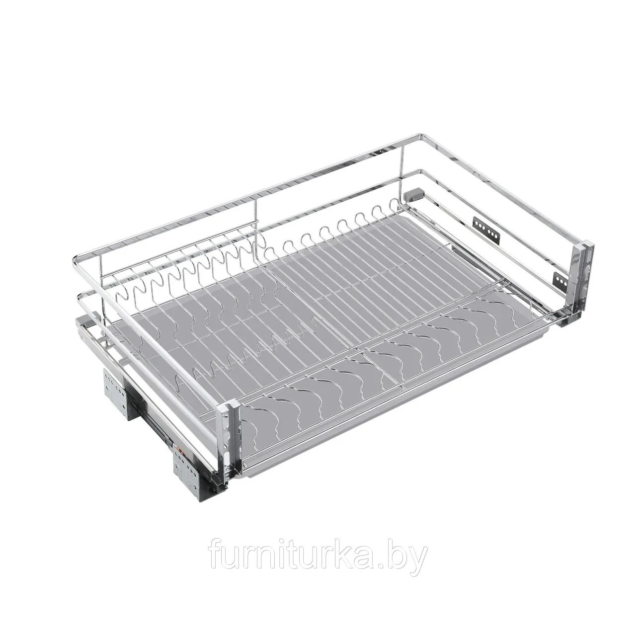 Выдвижная корзина-сушка 800 FLAT LINE нерж.сталь, хром AKS
