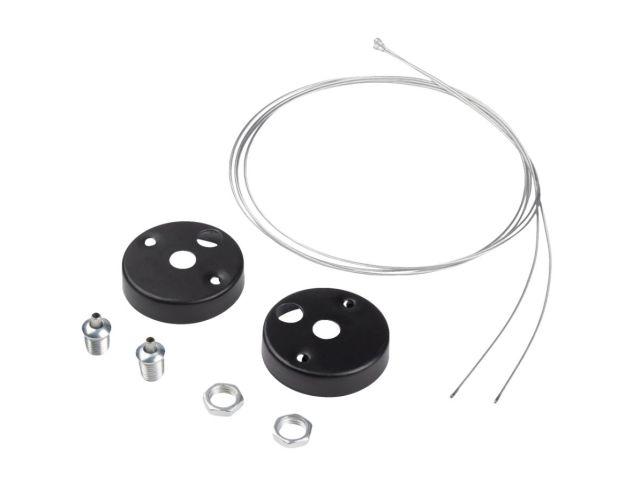 Комплект креплений PSO-01 S-2x1.0 m BLACK для подвесного монтажа  JAZZWAY