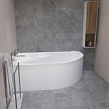 Ванна Lauter Geneva 170x105 2103170L (с каркасом и сифоном 21Y31001 матовый черный), фото 9